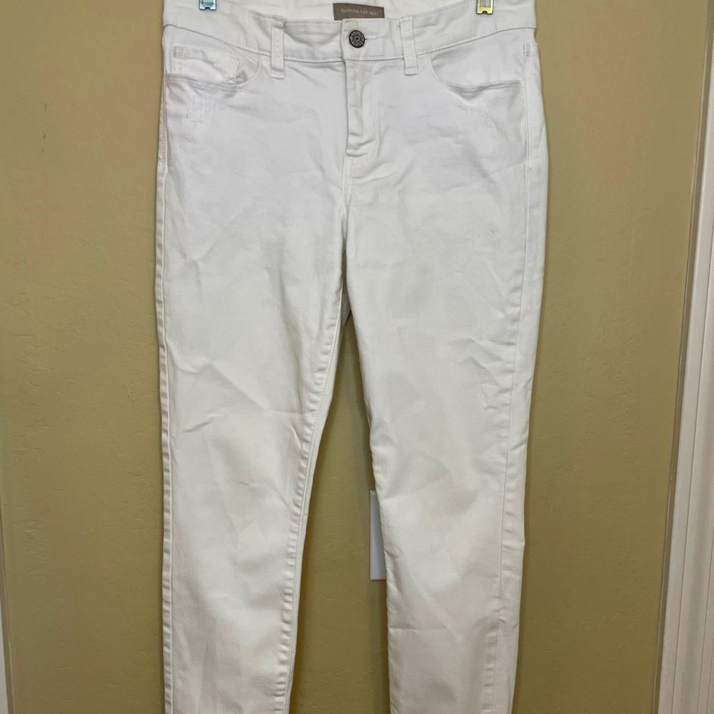 White Skinny Fit Denim Jeans Size 8 / 29 length